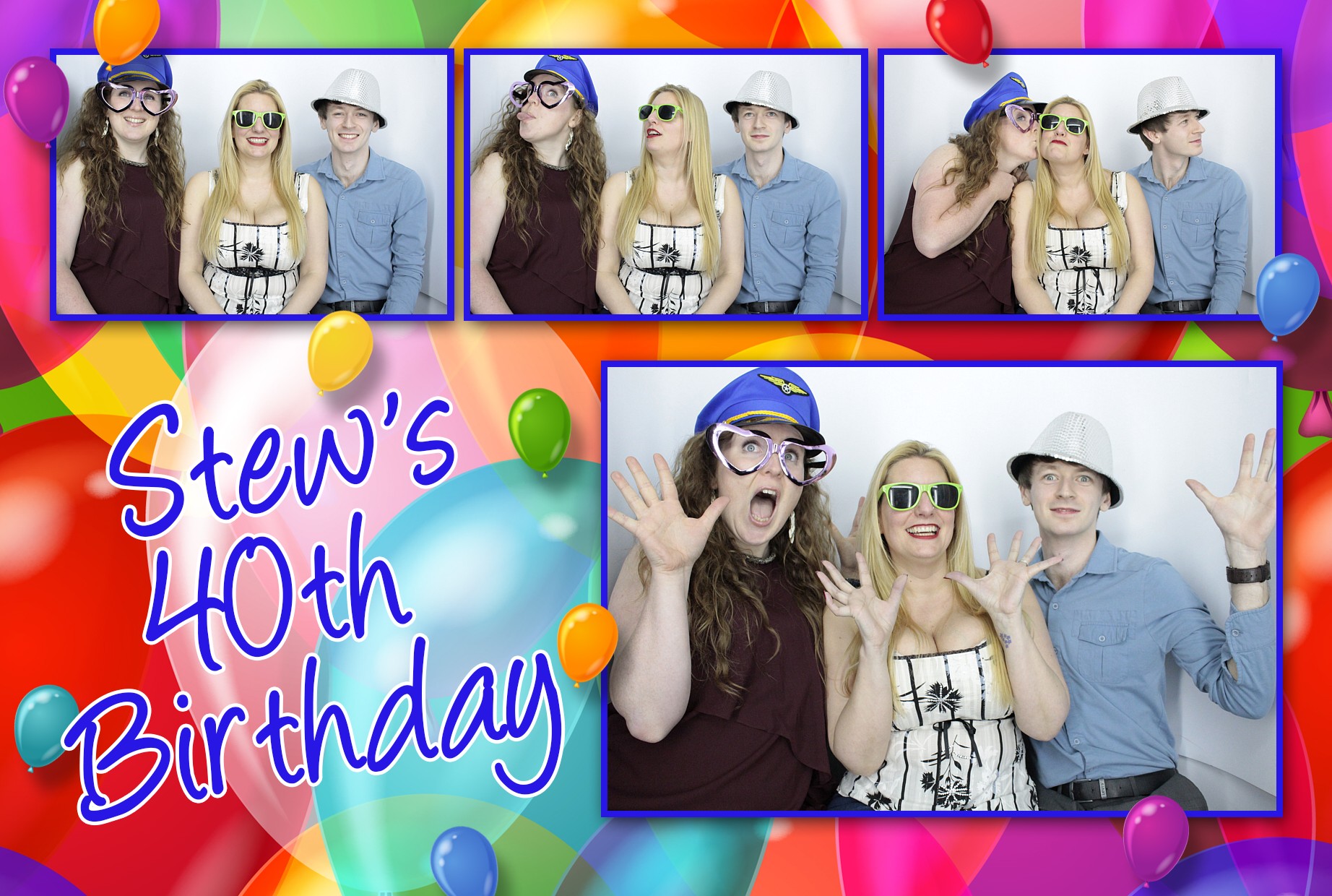 Stew's 40th Birthday | View more photos from the event at gallery.myphotoboothexperience.co.uk/u/MyPhotoBoothExperienceLtd/Stews-40th-Birthday